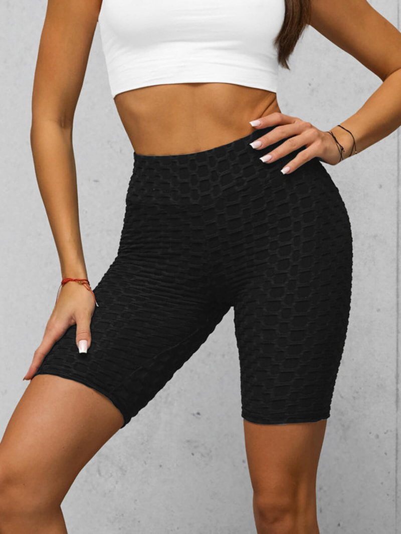 Krátké dámské legíny černé OZONEE JS/17K593/3