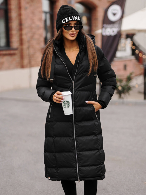 Dámská Bunda Černá OZONEE JS/M736/392Z