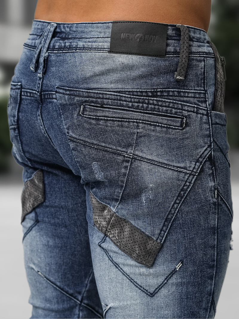 Pánské Džíny Modré OZONEE NB/MP0045BZ