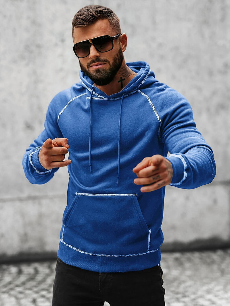 Pánská Mikina Modrá OZONEE O/8B152/16