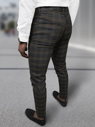 Pánské Chino Kalhoty Grafitové OZONEE DJ/5632