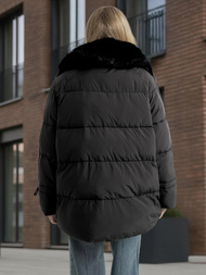 Dámská Bunda Černá OZONEE JS/16M9185/392