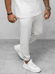 Pánské Tepláky Bílé OZONEE O/K960SP