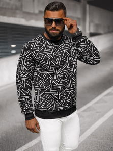 Pánská Mikina Černá OZONEE JS/8B1219/3