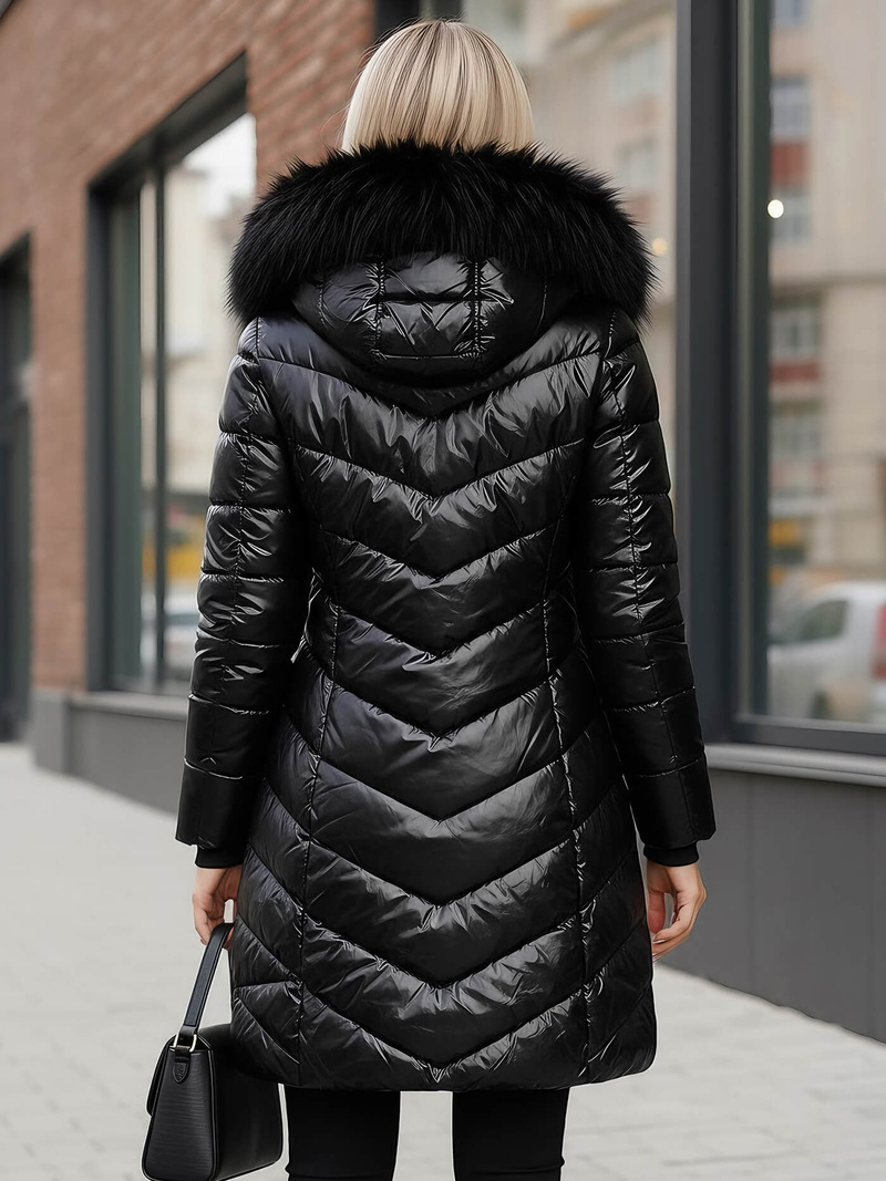 Dámská bunda černá OZONEE JS/16M9100/392Z