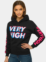 Dámská Mikina Černá OZONEE JS/B26012