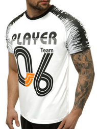 Pánské Tričko Bílé OZONEE JS/KS2065