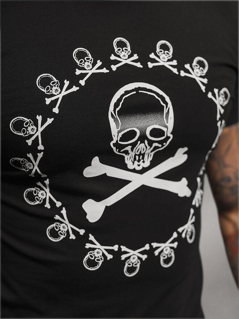 Pánské Tričko Černé OZONEE NB/MT3068