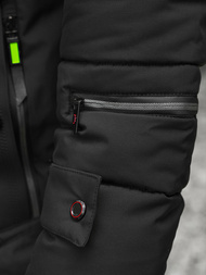 Pánská Zimní Bunda Černá OZONEE JS/22M55/392