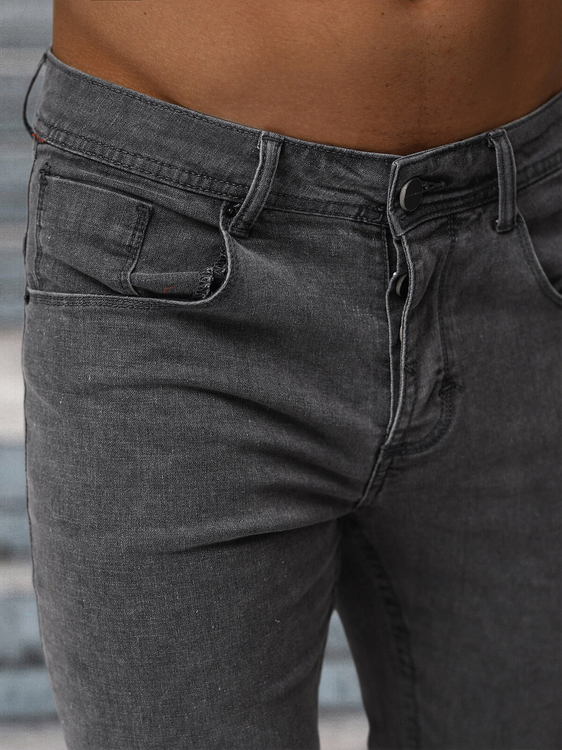 Pánské Džíny Grafitové OZONEE NB/MP0192GS