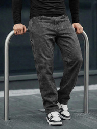 Pánské Džíny Grafitové OZONEE O/KK2828/5Z