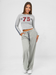 Dámská dvoudílná tepláková souprava šedá OZONEE JS/M60815AB