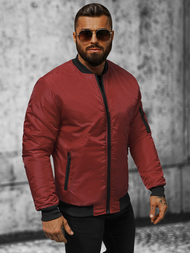 Pánská Bunda Vínová OZONEE JS/AK95Z