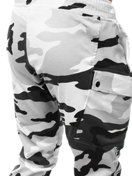 Pánské Kalhoty Jogger Černobílé OZONEE O/11103