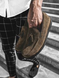 Pánské Boty Slip-On Hnědé O/KN07