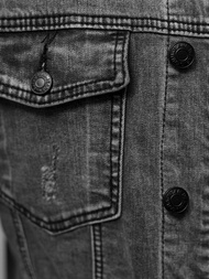 Pánská Džínová Bunda Grafitová OZONEE T/90022Z