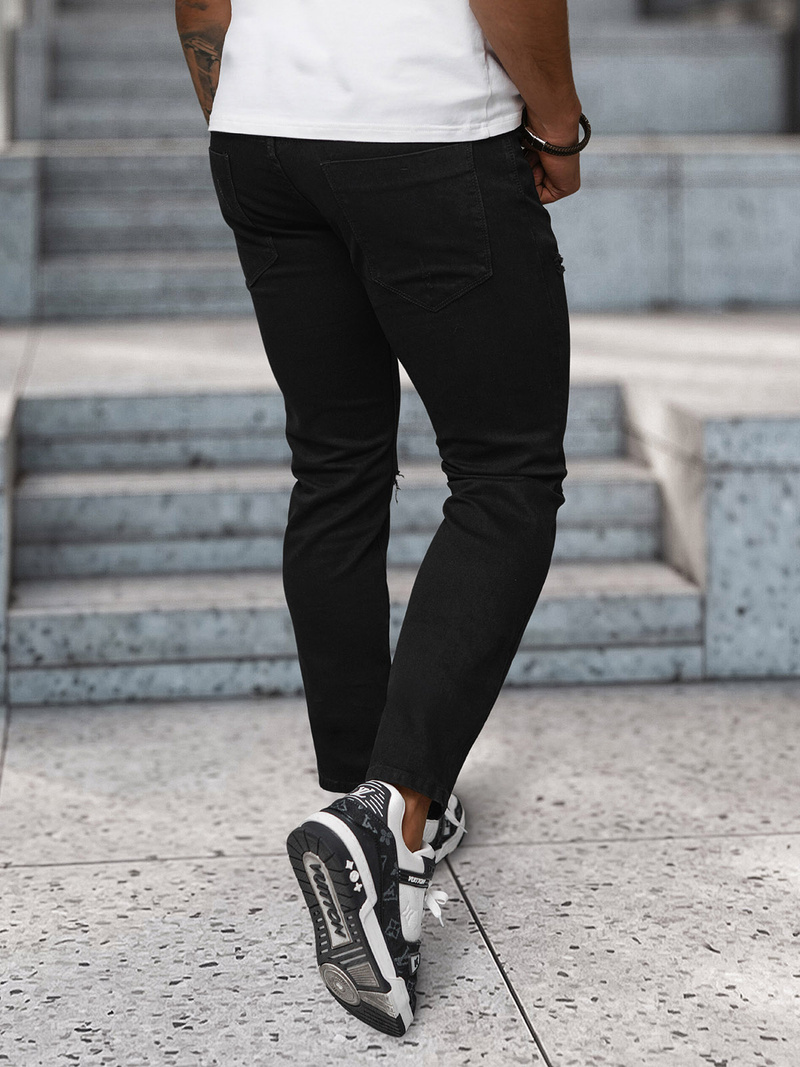 Pánské Džíny Černé OZONEE NB/MP0087N