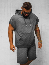 Pánská Tepláková Souprava Černá OZONEE O/3C113/9