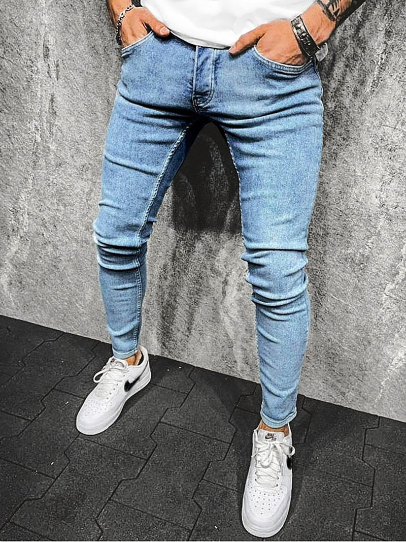 Pánské Džíny Světle-Modré OZONEE O/B5968