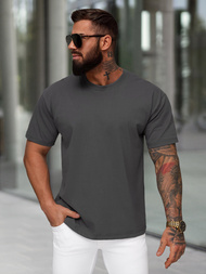 Pánské Tričko Grafitové OZONEE JS/67T1298/5