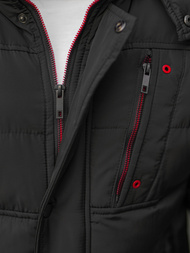 Pánská Bunda Černá OZONEE JB/JP1185Z