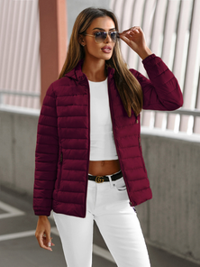 Dámská Bunda Vínová OZONEE JS/16M9103/01Z