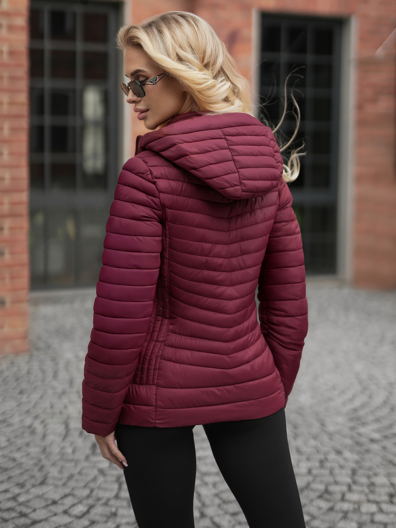 Dámská Bunda Vínová OZONEE JS/11Z8228Z