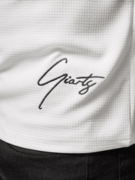 Pánské Tričko Bílé OZONEE O/L1192