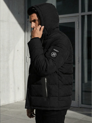 Pánská Bunda Černá OZONEE JS/31M5077/392