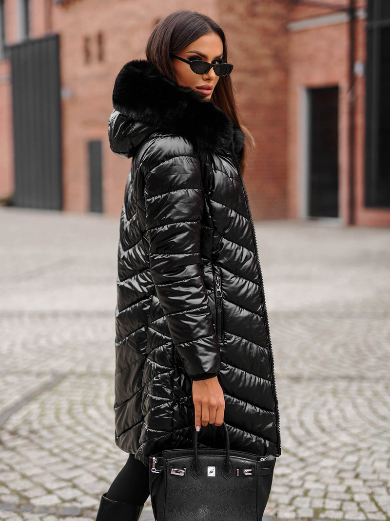 Dámská bunda černá OZONEE JS/16M9100/392Z