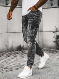 Pánské Džíny Jogger Černé OZONEE NB/MP0112N