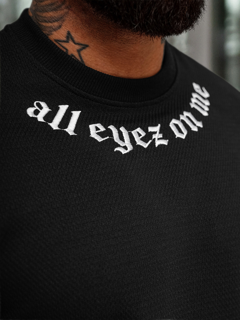 Pánská Mikina Černá OZONEE O/P2027Z