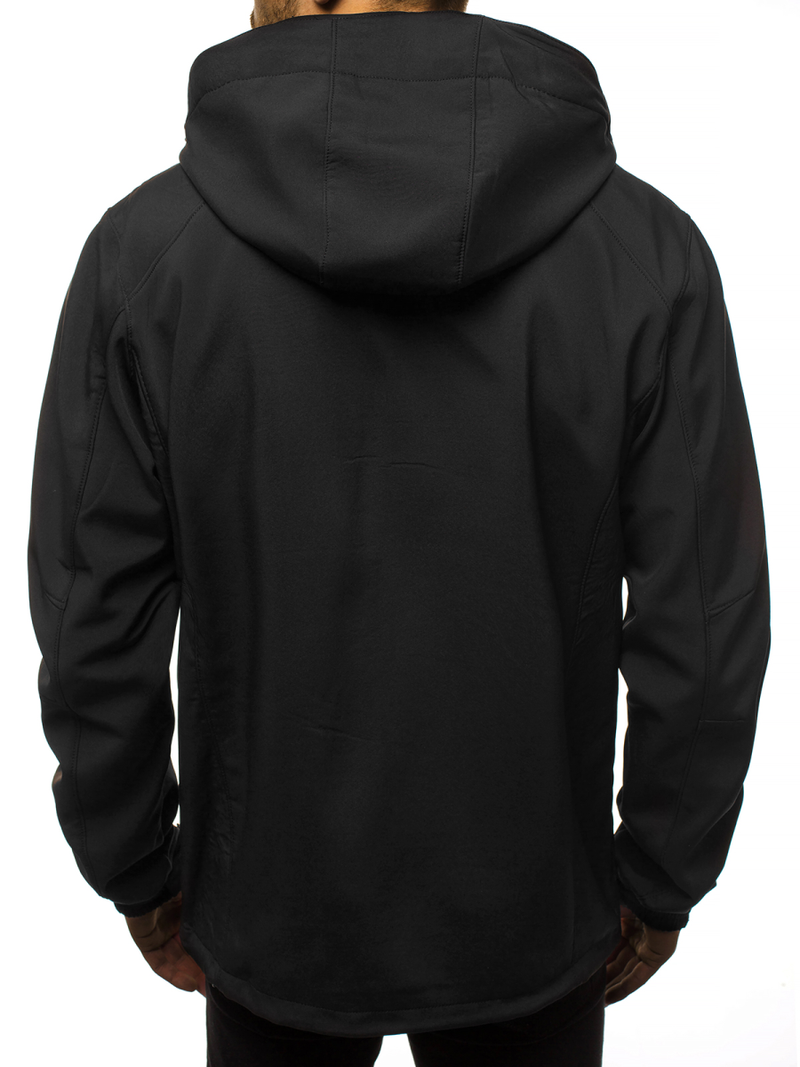 Pánská Bunda Softshell Černo-Červená OZONEE GE/12266