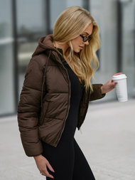 Dámská Bunda Čokoláda OZONEE JS/16M9187/158