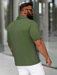 Pánské Polo Tričko Khaki OZONEE O/YN2/593