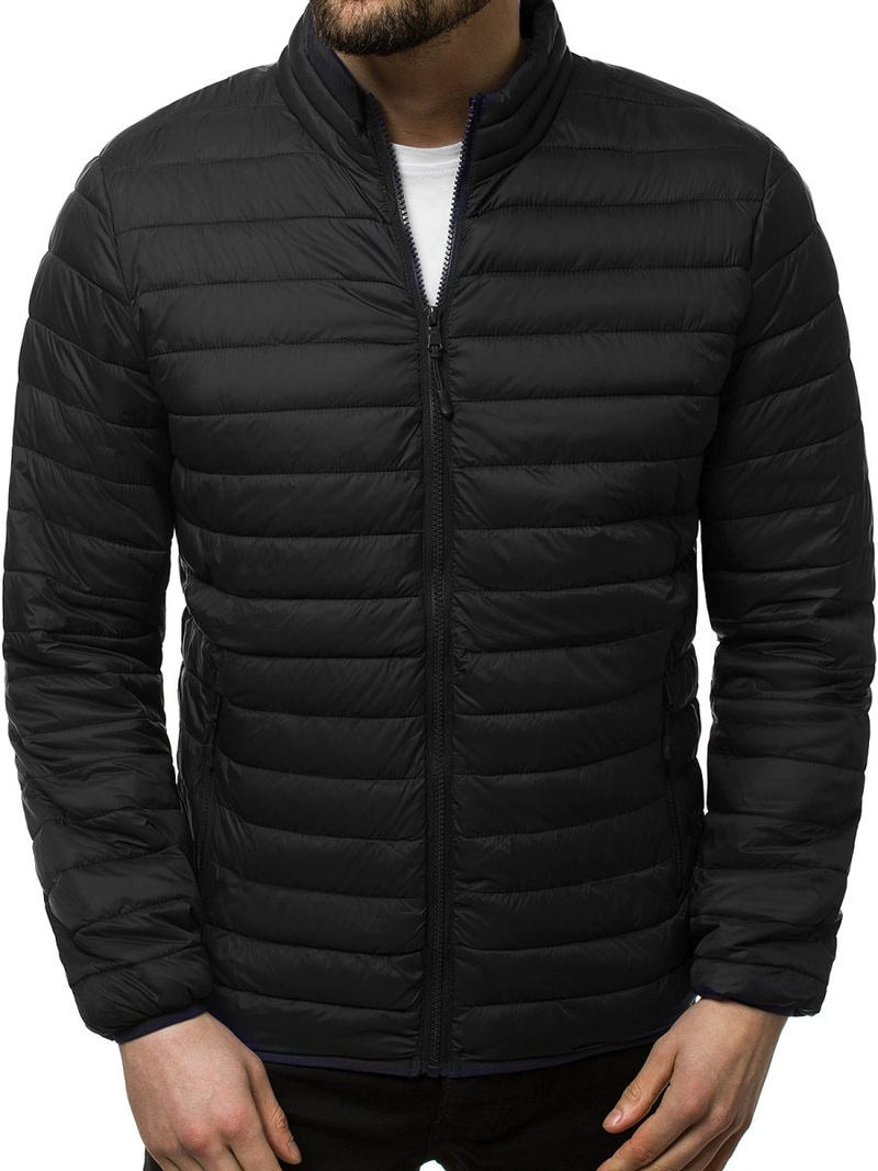 Pánská Bunda Černá OZONEE JS/LY33