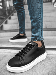 Pánské Sneakery Černé OZONEE B/2051