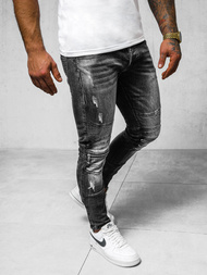 Pánské Džíny Černé OZONEE NB/MP007NZ