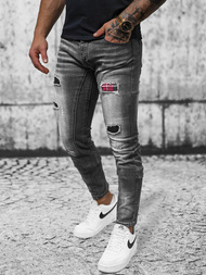 Pánské Džíny Černé OZONEE NB/MP0050NZ