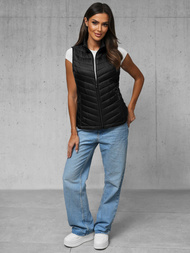 Dámská vesta černá OZONEE JS/16M9063/392