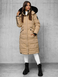 Dámská Bunda Béžová OZONEE O/W377