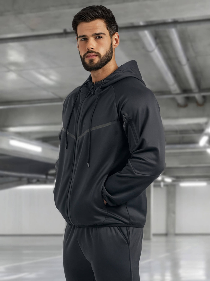 Pánská Tepláková Souprava Námořnická Modrá OZONEE JS/8C1966/25