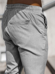 Pánské Chino Kalhoty Šedé OZONEE DJ/2296/22Z