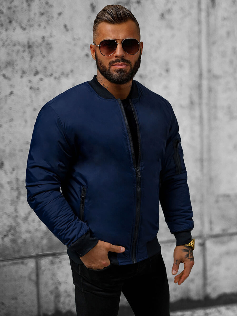 Pánská Bunda Námořnická Modřá OZONEE JS/AK95Z