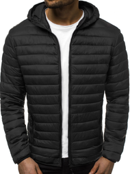 Pánská Bunda Černá OZONEE JS/LY35