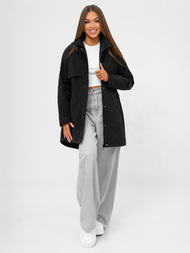 Dámská Bunda Černá OZONEE JS/16M9235/392