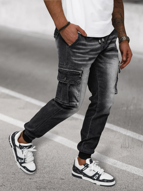Pánské Džíny Jogger Černé OZONEE NB/MP0108N