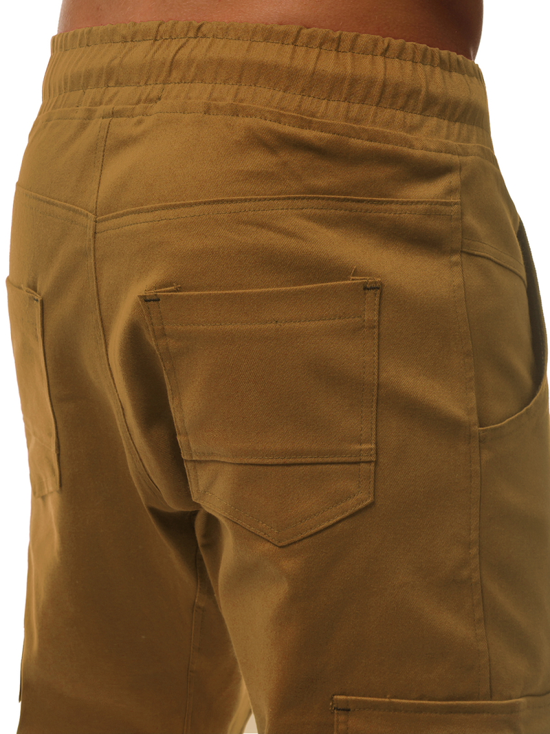 Pánské Kalhoty Jogger Camelové OZONEE A/404