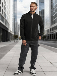 Pánská Mikina Černá OZONEE JS/HH016/3