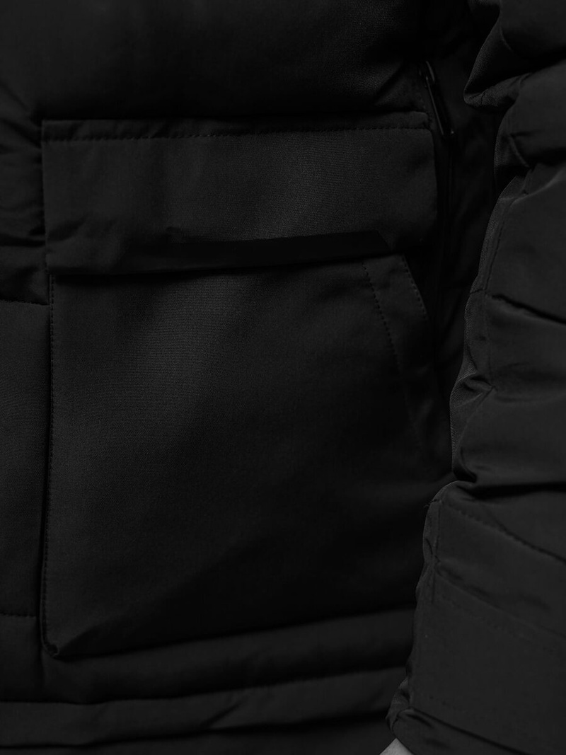 Pánská Bunda Černá OZONEE JS/31M5011